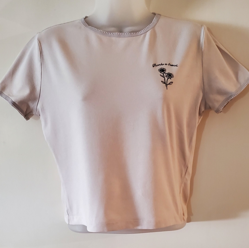 Forever 21 crop top, cream color, Jr's medium